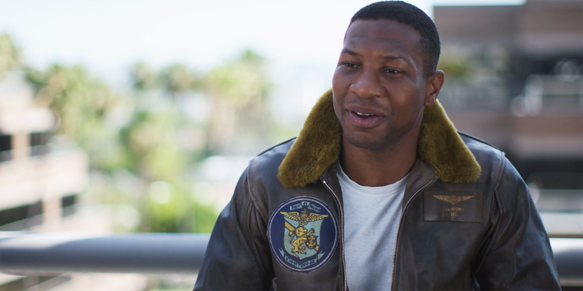 Devotion BTS Clip Sees Jonathan Majors Paying Homage To Jesse Brown