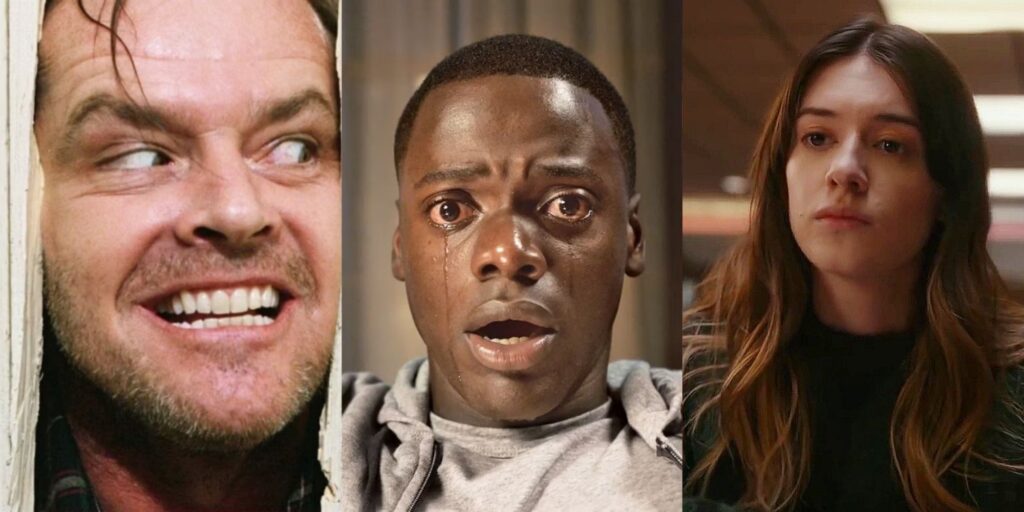 Best Horror Movie Streaming Guide (Updated 2022) - Split image of The Shining, Get Out, and Fresh