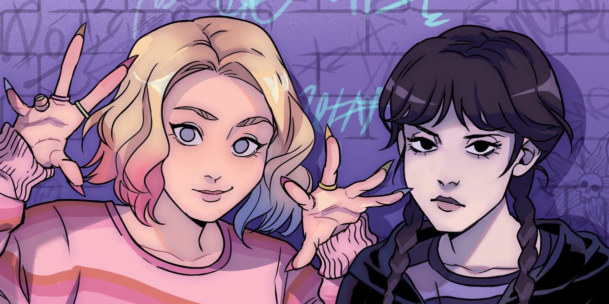 Wednesday and Enid's Relationship Is Perfectly Captured in Fan Art