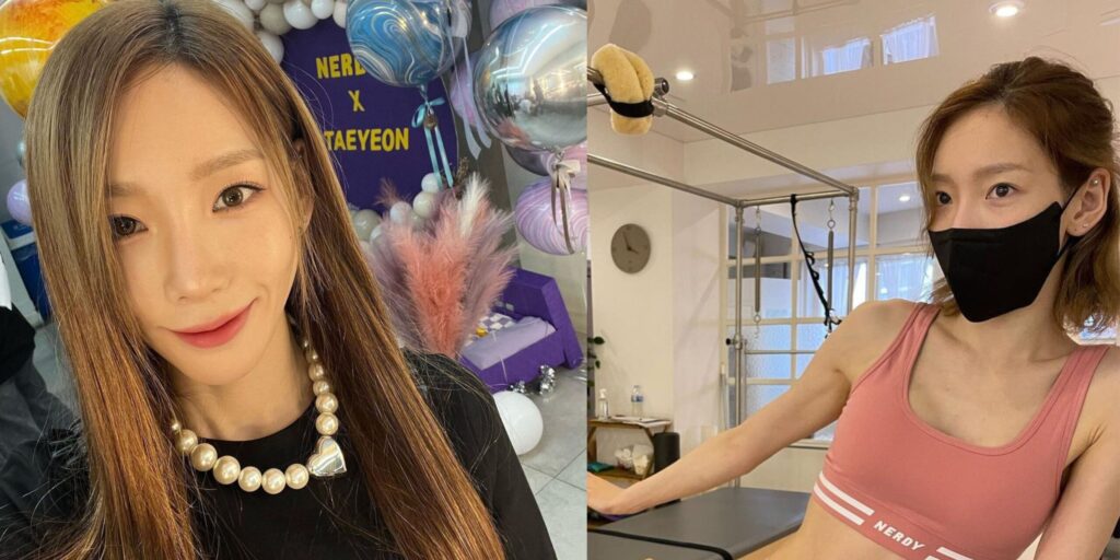"Wow, abs are so hot!"  Girls' Generation's Taeyeon Shows off Fit Figure in Training Clothes