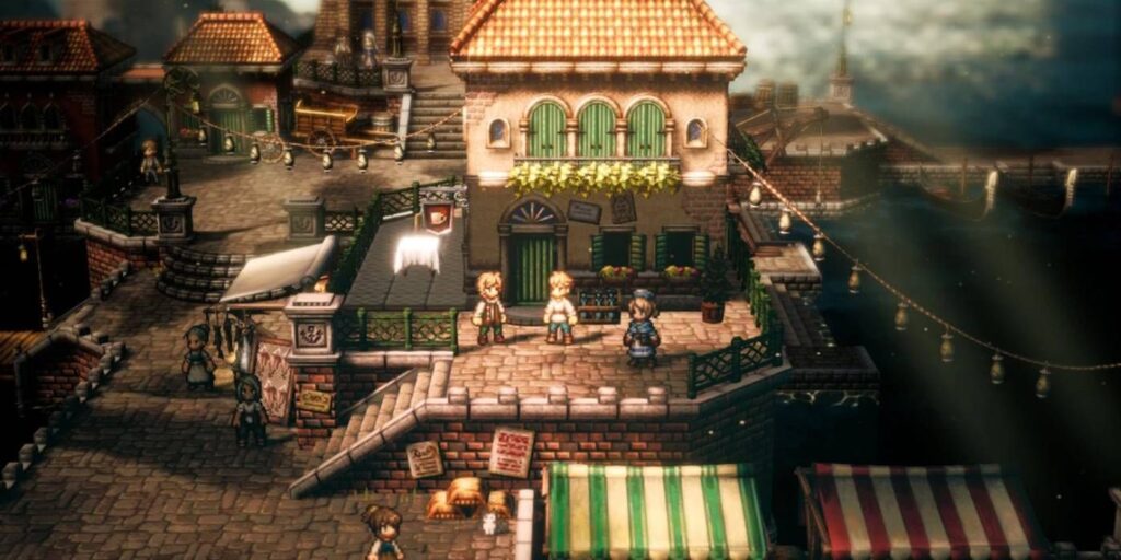 Octopath Traveler 2 Area in Partito's Story Chapters to Find Rare Material Called Ancient Sentinel Cores
