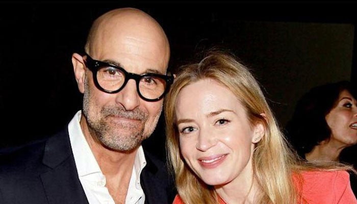 Emily Blunt talks brother-in-law Stanley Tucci’s new heartthrob title
