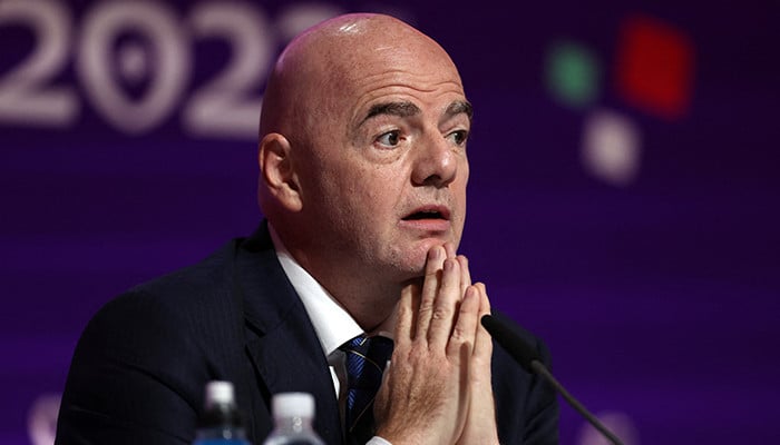 FIFA President Infantino lambasts World Cup 'hypocrites'