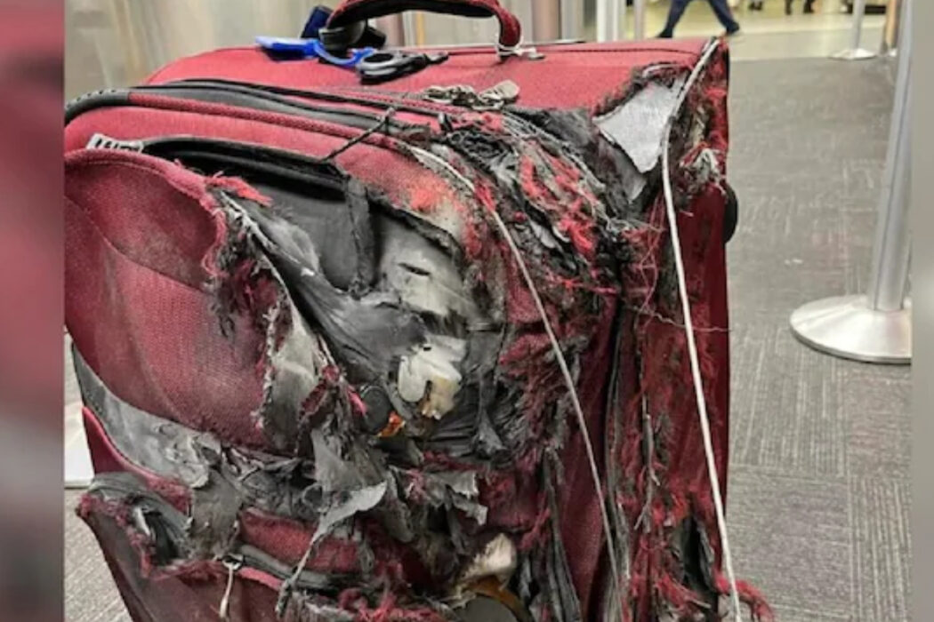 Netizens scares over passenger's suitcase arrives damaged