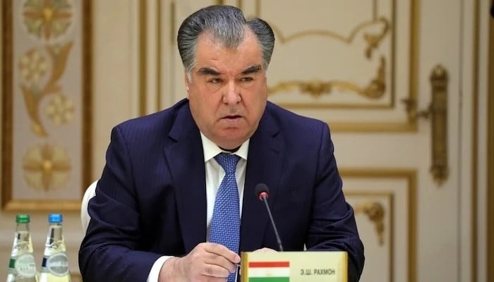 Tajik President Emomali Rahmon to arrive in Pakistan tomorrow