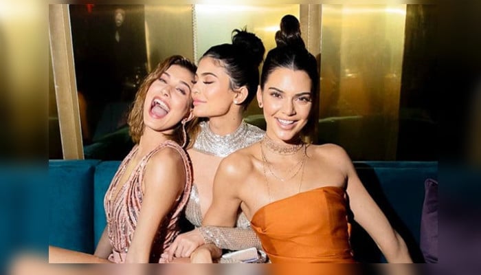 Kendall, Kylie Jenner celebrate glam New Year's Eve with Hailey Bieber in Aspen