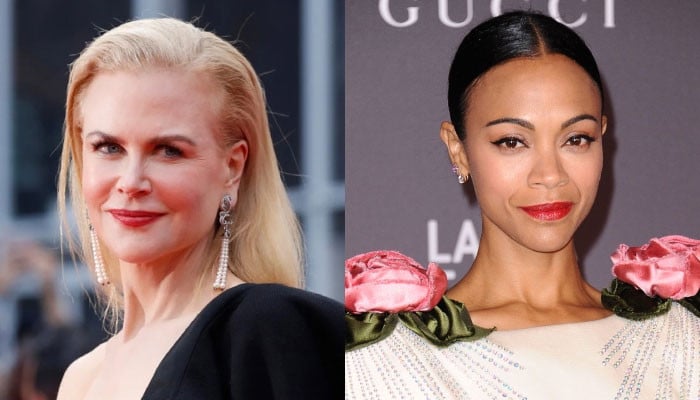 Nicole Kidman and Zoe Saldana snapped shooting for upcoming thriller series 'Lioness' in Spain