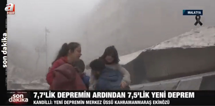 Turkey Earthquake: TV Reporter Comforts Scared Child During Live Report