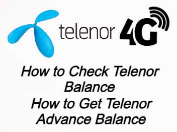 Telenor Balance Check Code 2021 | Telenor Advance Balance Code 2021