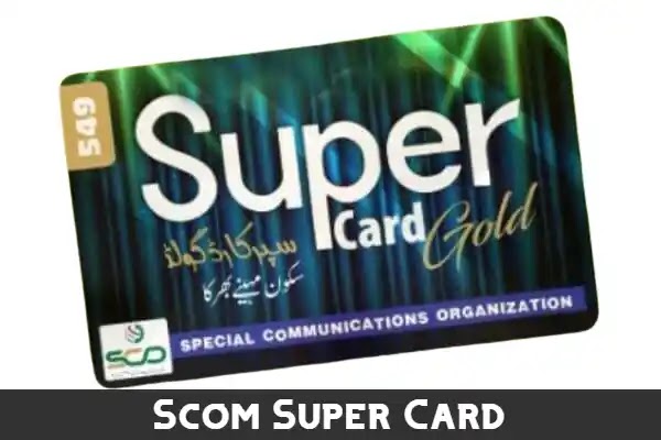 Scom Super Cards | Scom Super Card Gold & Super Card Mini
