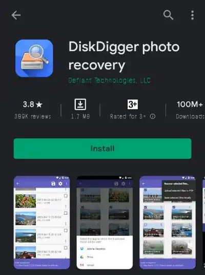 How to recover deleted photos from Android Smartphone