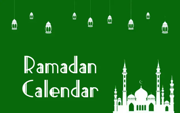 Pakistan Ramadan Calendar
