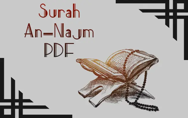 Surah An-Najm Arabic PDF