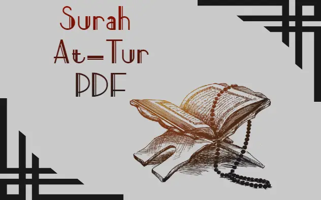 Surah At-Tur Arabic PDF
