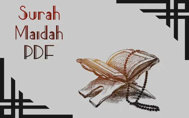 Surah Maidah Arabic PDF