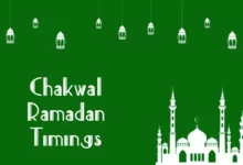 Chakwal Ramadan Timing