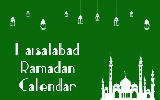 Faisalabad Ramadan Timing