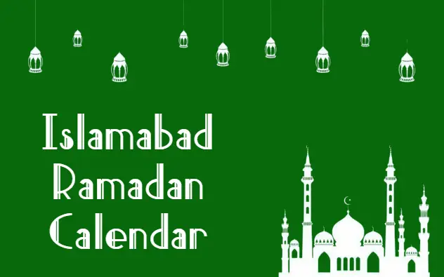 Islamabad Ramadan Timing