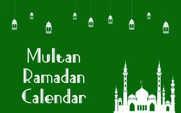 Multan Ramadan Timing