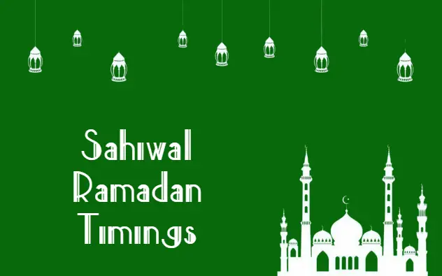 Sahiwal Ramadan Timing
