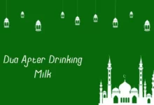dua after drinking milk