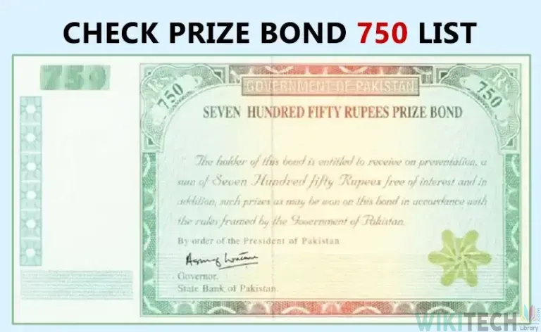 rs 750 prize bond