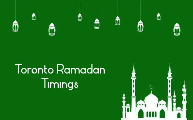 toronto ramadan timings