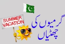 pakistan summer holidays