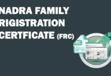 nadra family certificate