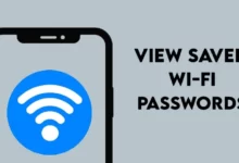 how to view saved wifi passwords