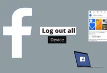 logout facebook from other devices