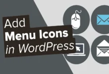 add menu icons on wordpress