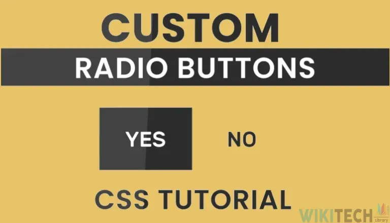 custom radio buttons