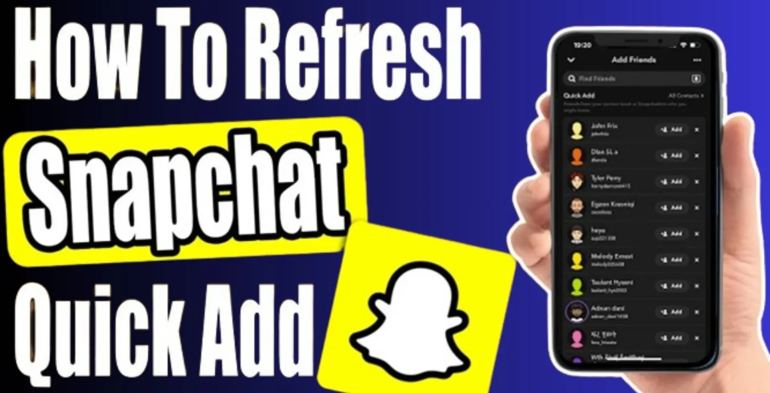 refresh quick add on snapchat