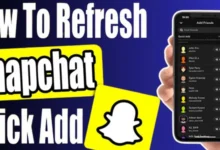 refresh quick add on snapchat