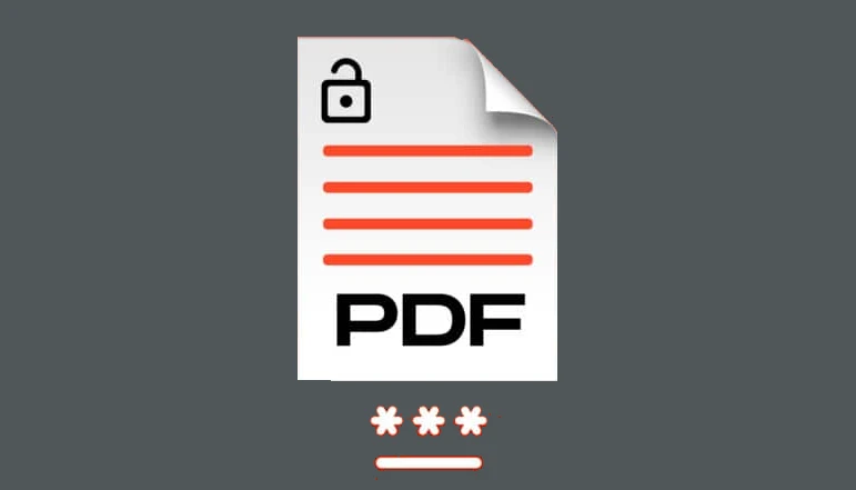 remove password from pdf file