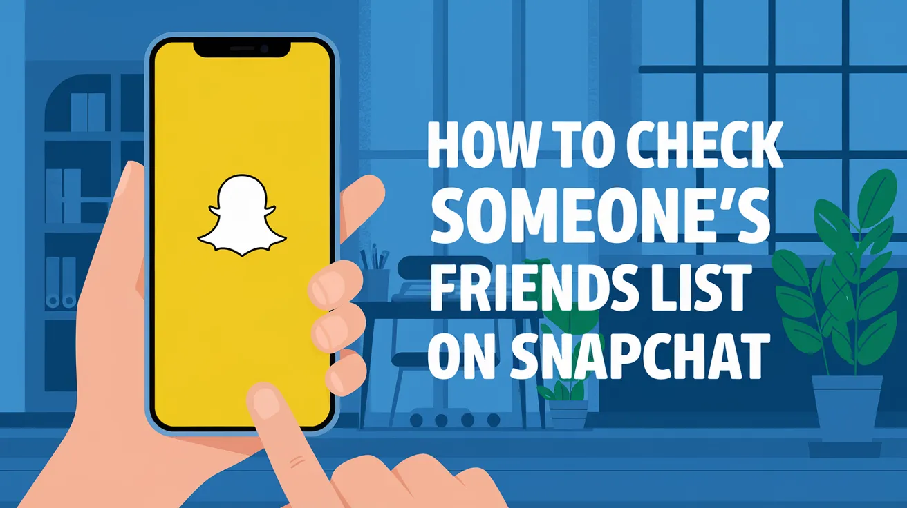 How to Check Someone's Friends List on Snapchat 2025