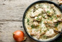 shahi white chicken korma