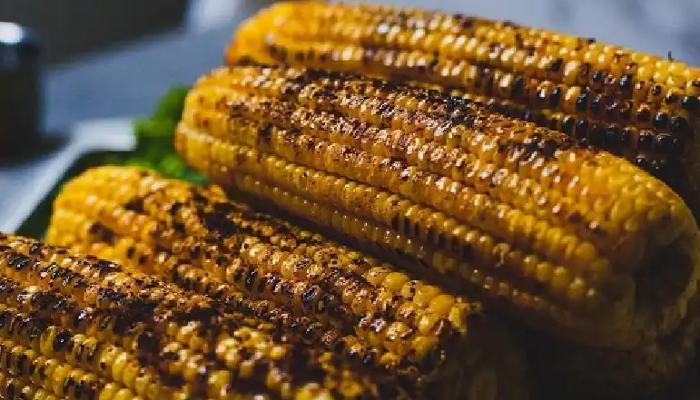 barbecued corn with chilli and lime bhuta
