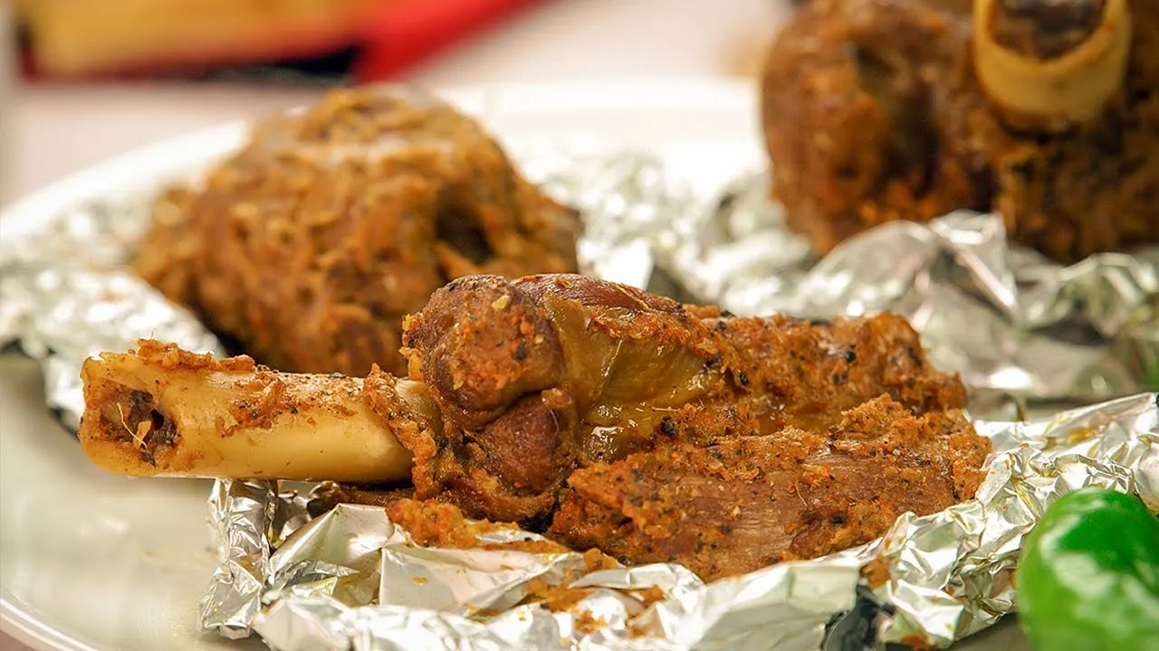mutton steam leg