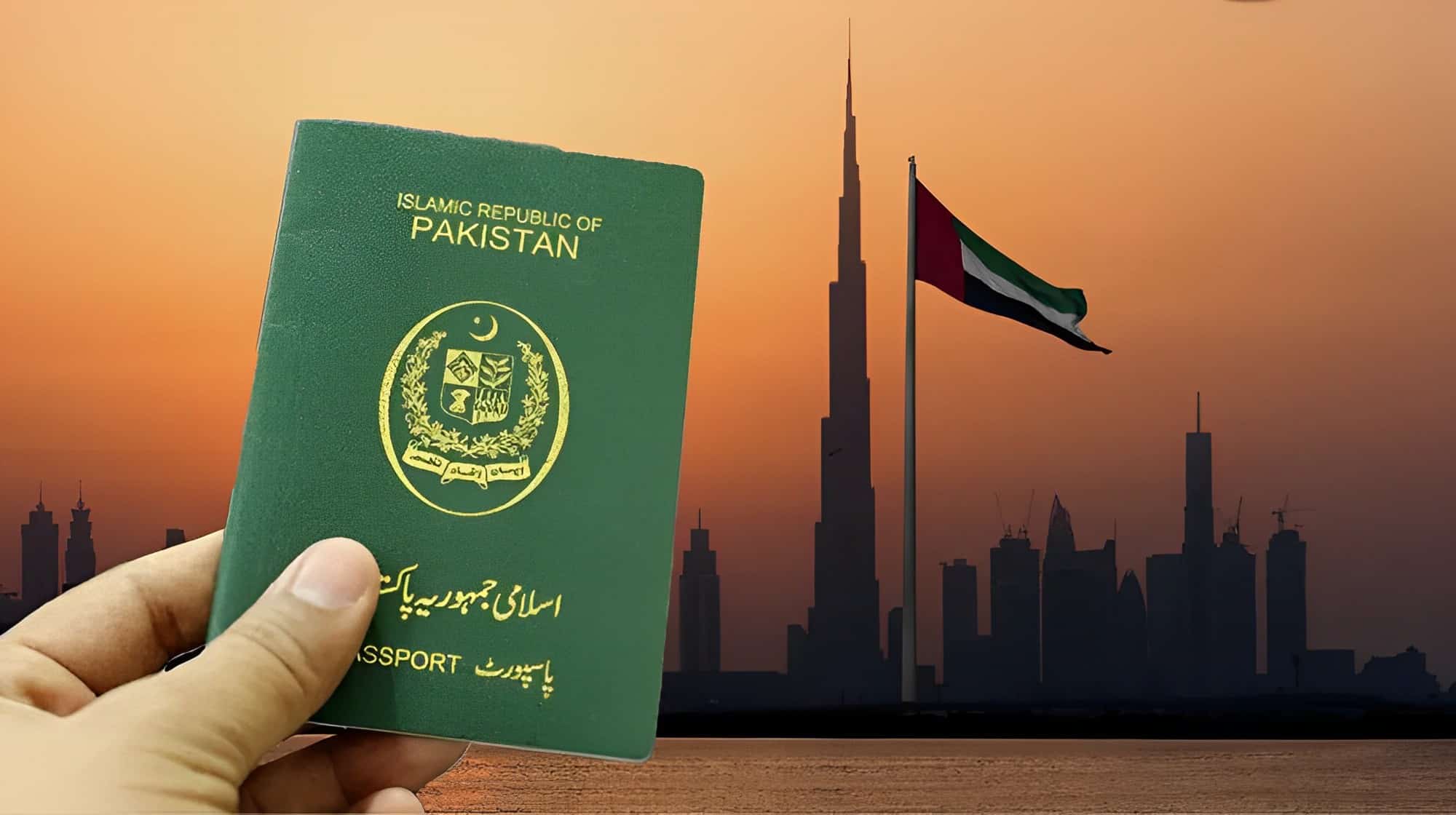 dubai pakistan uae passport visa 1