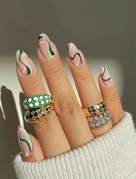 pink and green swirls nail ideas amyle 1 265x349 1