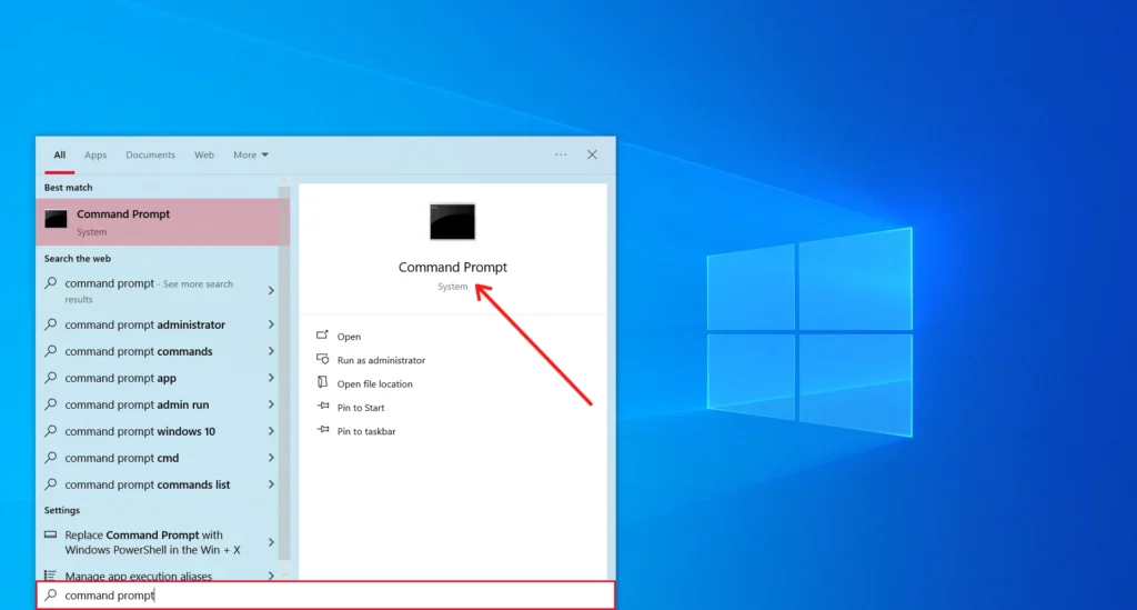 command prompt
