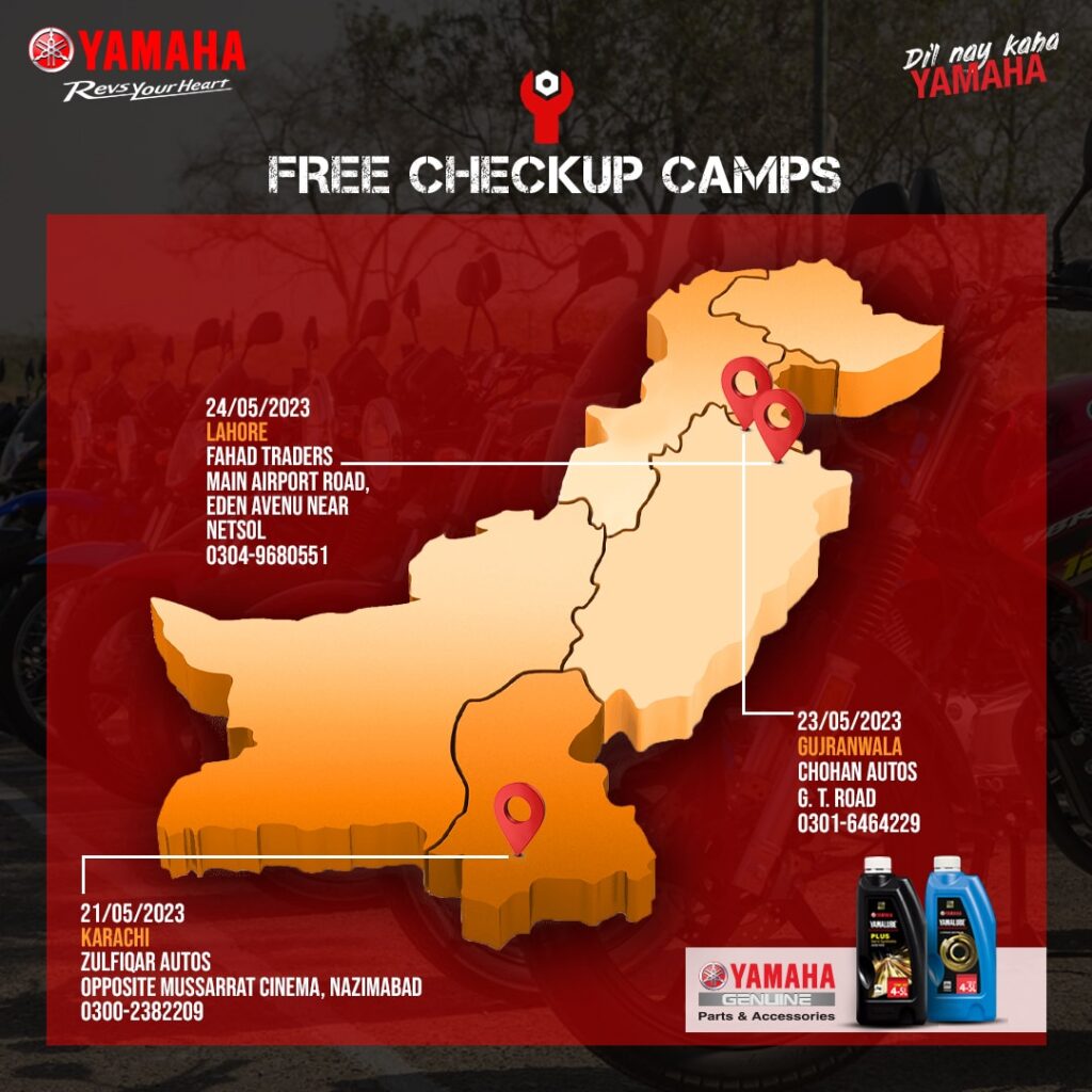 free oil change yamaha 2
