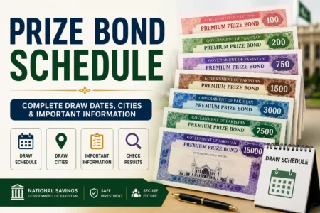 prize bond schedule