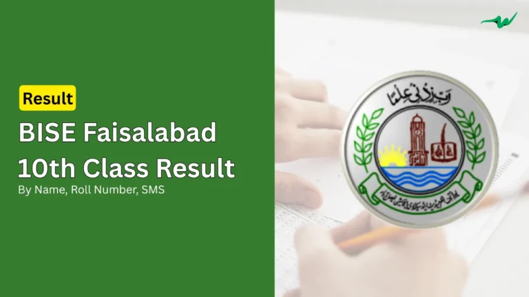 bise faisalabad 10th class result gazette matric ssc 2