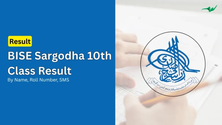 bise sargodha 10th class result gazette matric ssc 2