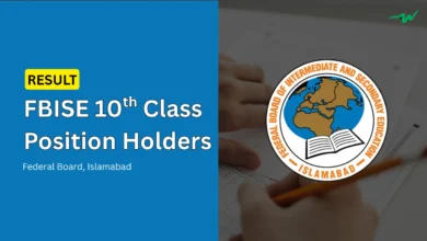 fbise matric ssc top position holders list