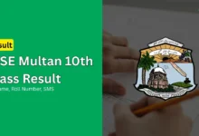 multan board 10th class gazette pdf matric ssc 2