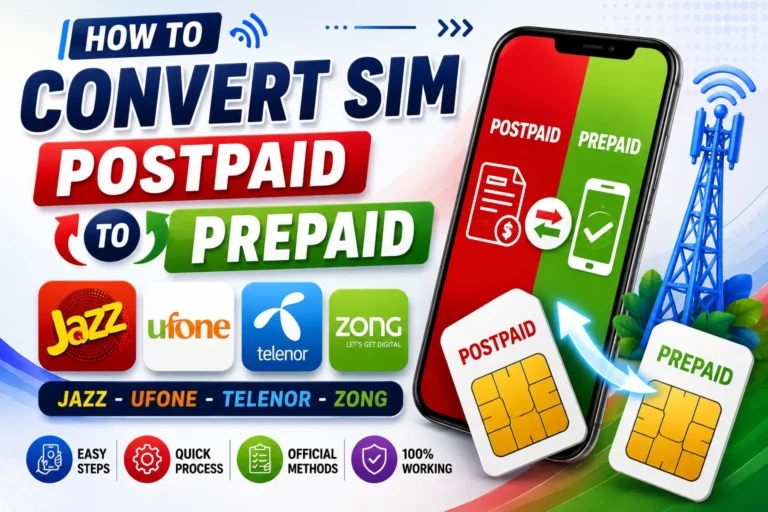 convert sim postpaid to prepaid